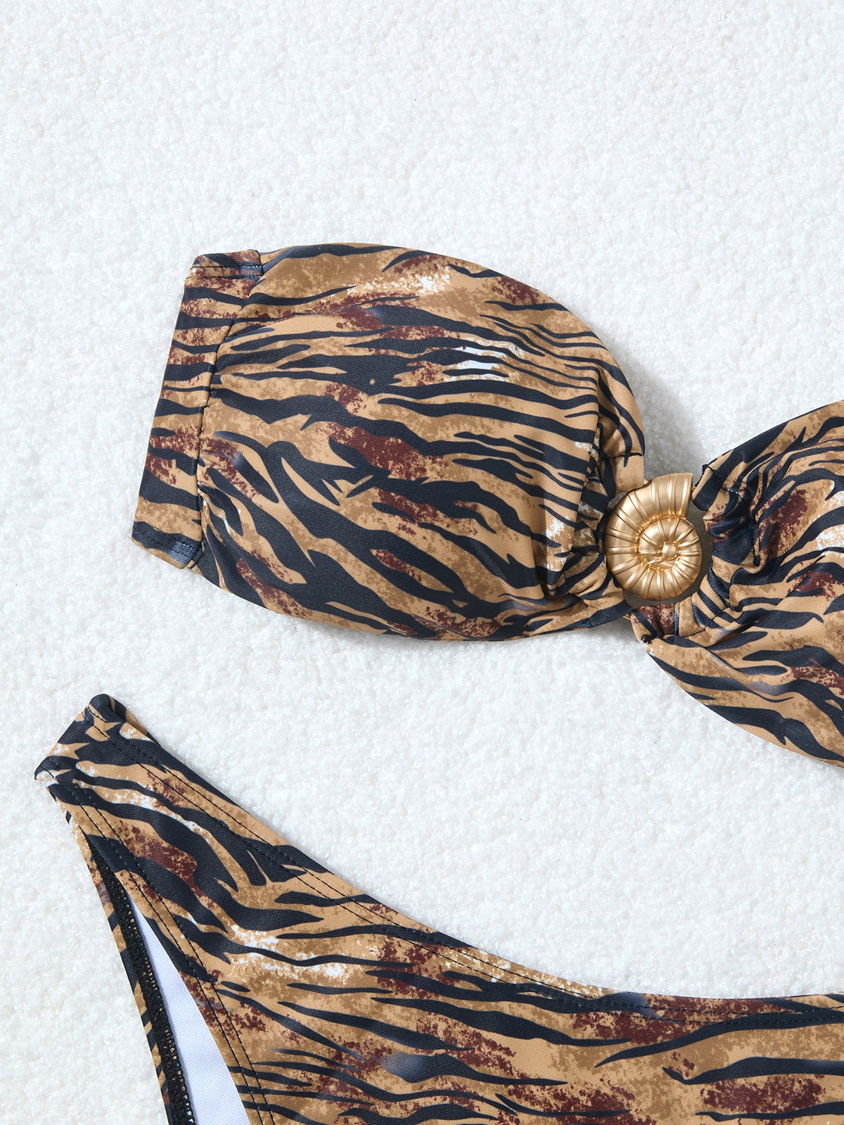 Striped Two-Piece Bikini Swimsuit