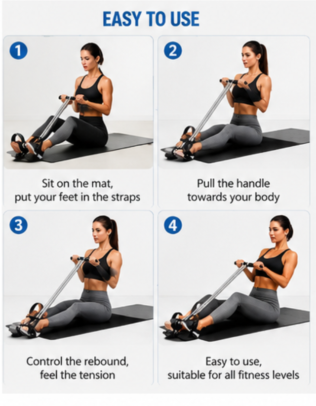 MultiFunctional Pedal Resistance Band