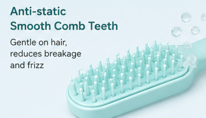 Self-Cleaning Anti-Static Massage Comb