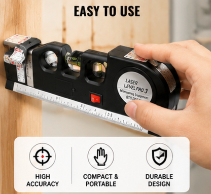 4-in-1 Distance Meter Level Tape