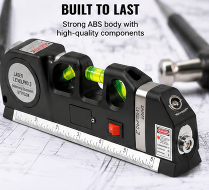 4-in-1 Distance Meter Level Tape