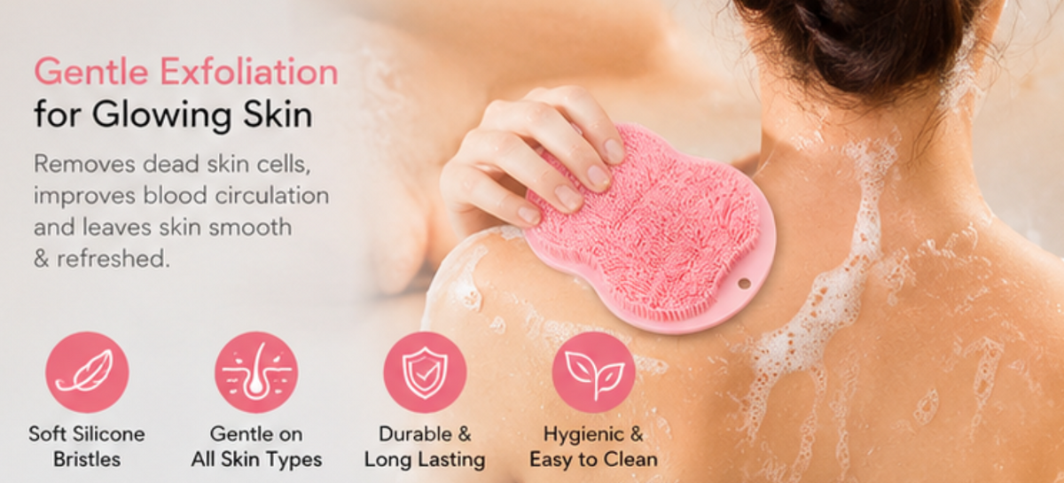 Silicone Body Bath Scrubber