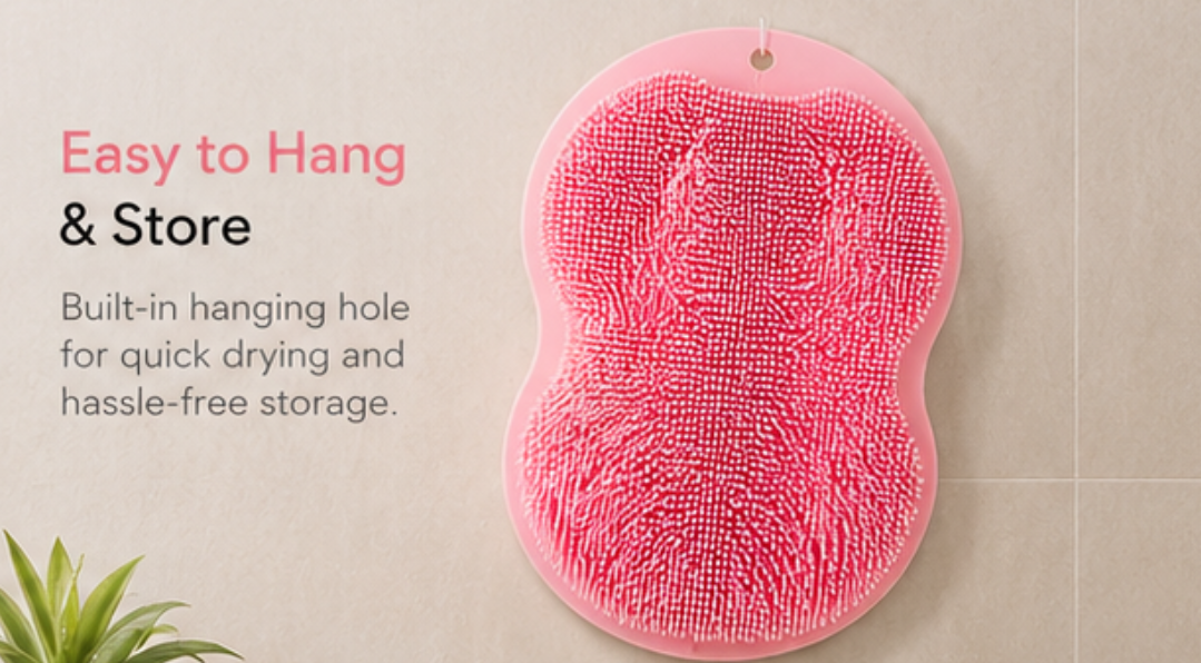 Silicone Body Bath Scrubber